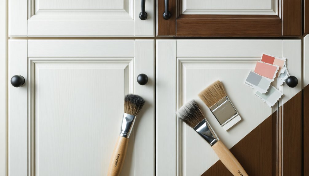 bathroom cabinet refinishing decision dilemma