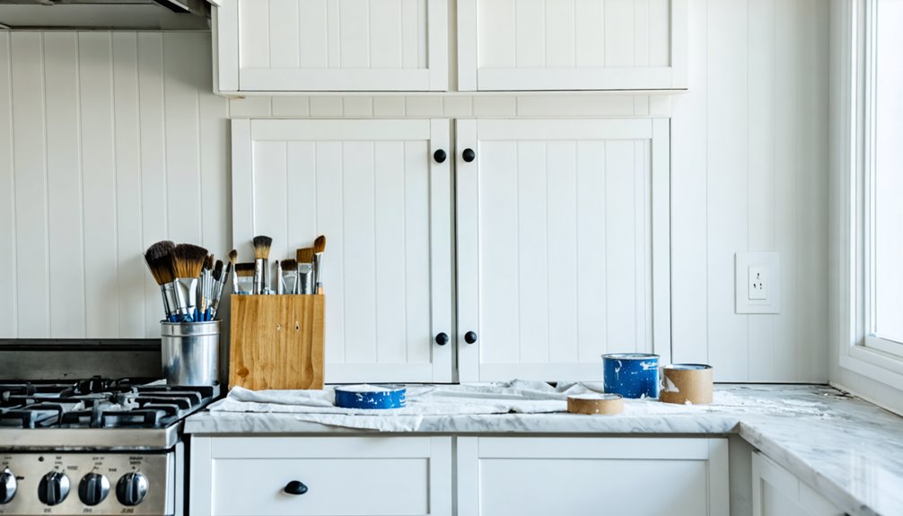 cabinet painting hansen idaho