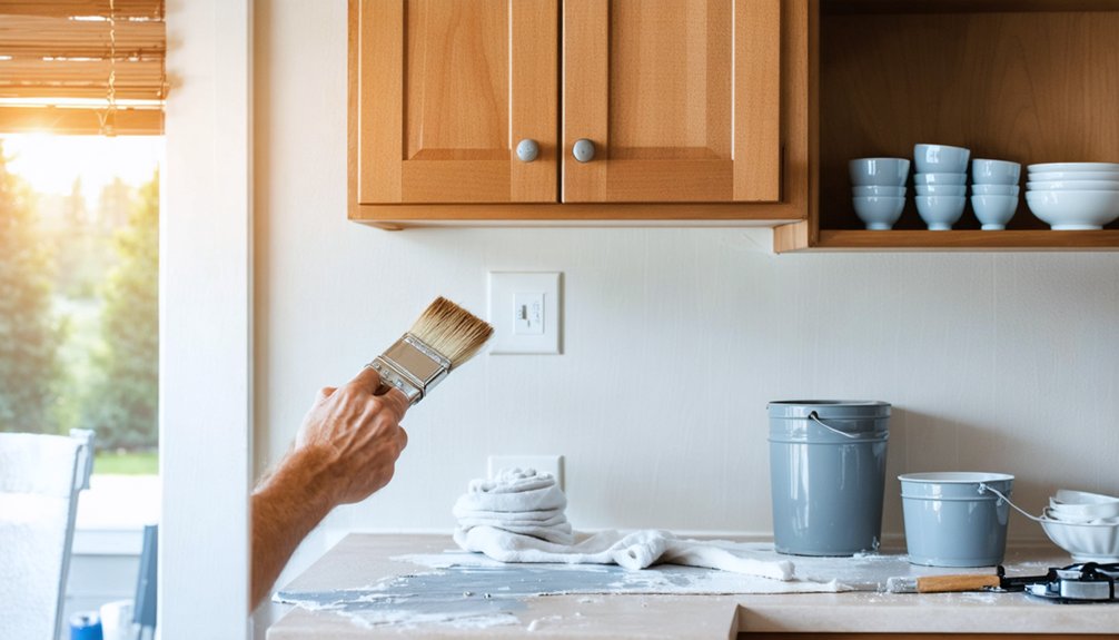 cabinet painting in burley