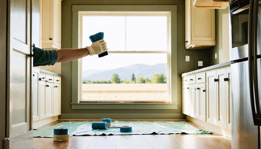 cabinet painting in idaho