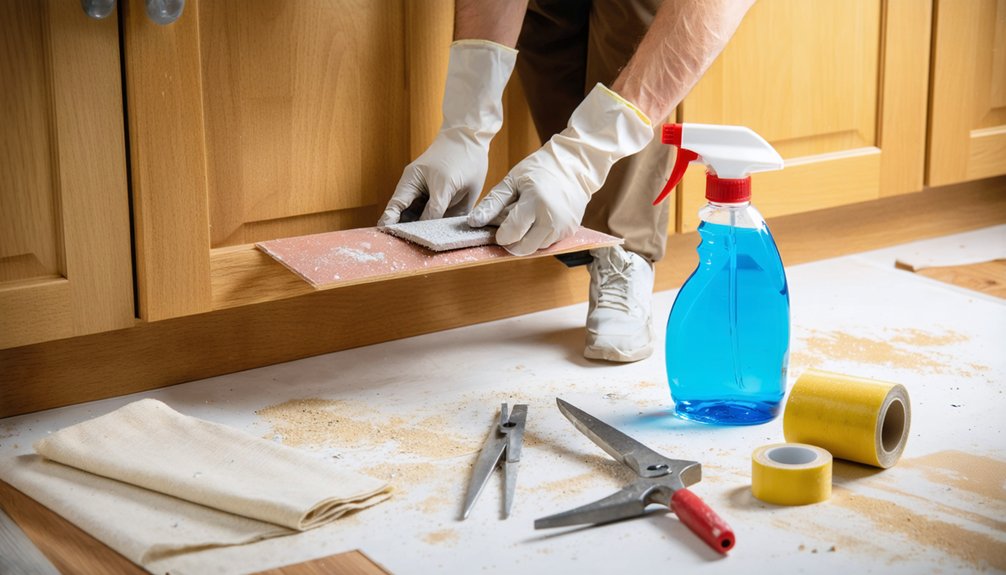 cabinet painting preparation steps