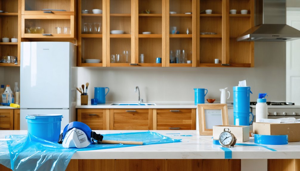 cabinet painting timeline factors