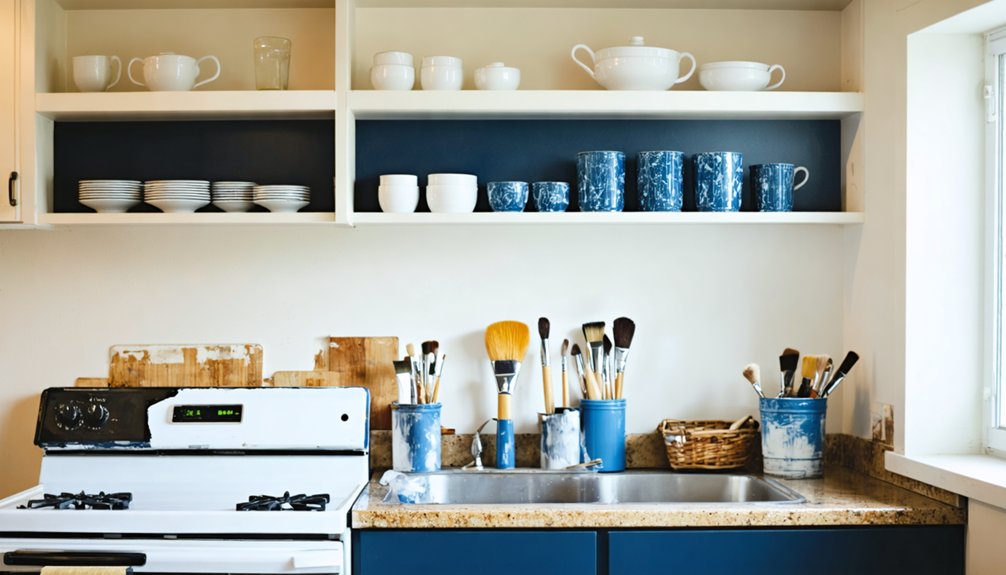 cabinet painting timeline phases