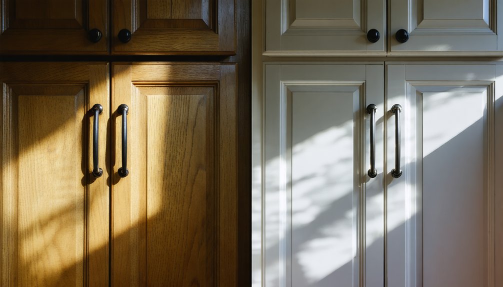 cabinet transformation painting color lacquer renovation