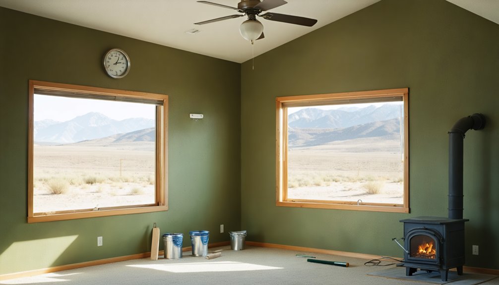 climate responsive paint curing