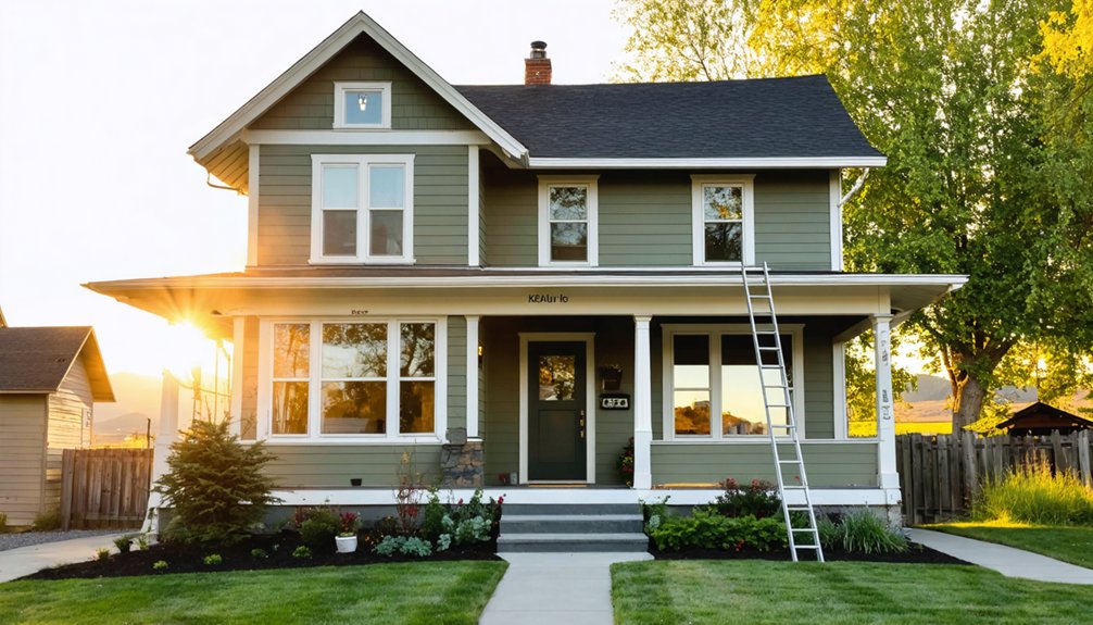 color coordination essential for curb appeal