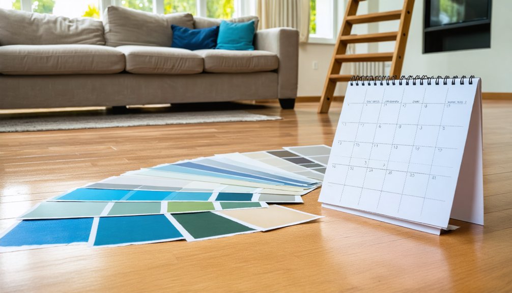 coordinate colors project timeline considerations