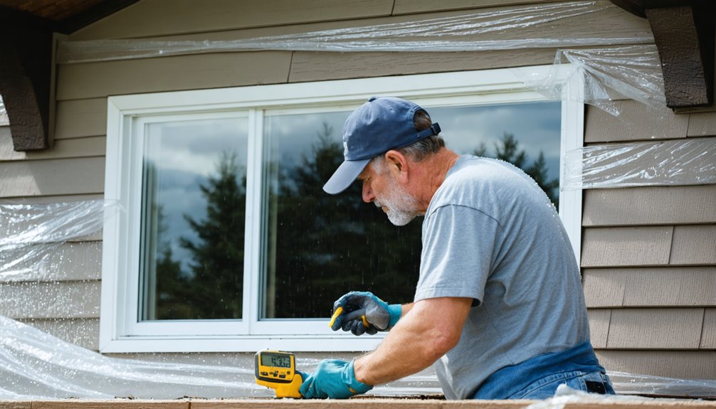 curing moisture drying intervals weather monitoring