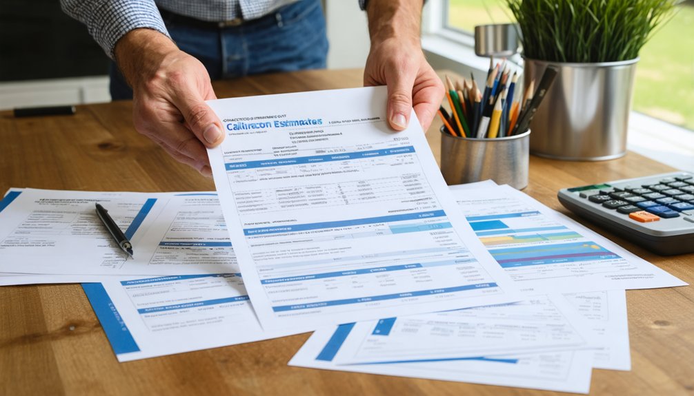detailed cost estimate comparison analysis