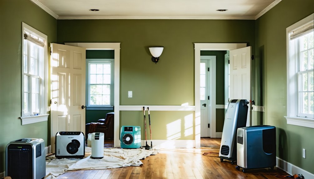 drying curing temperature humidity