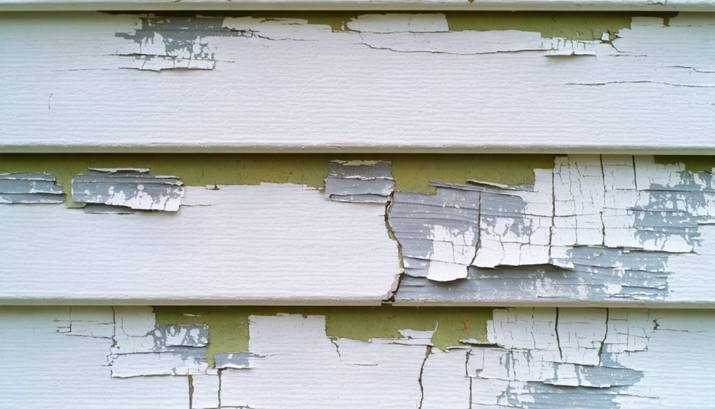 exterior paint deterioration signs emerging