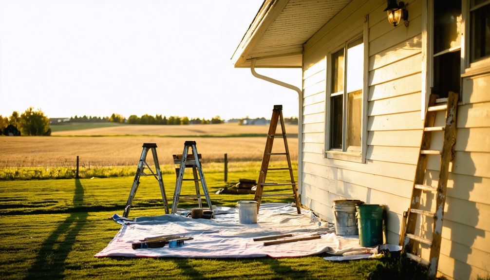 fresh home painting preparation