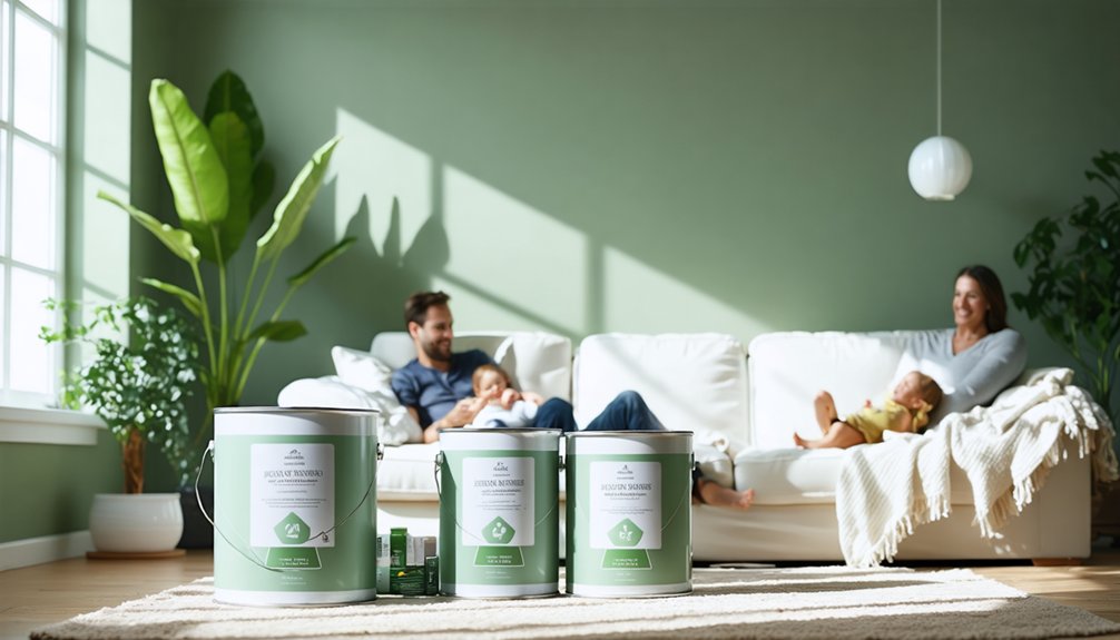 healthy low voc sustainable interior paint options