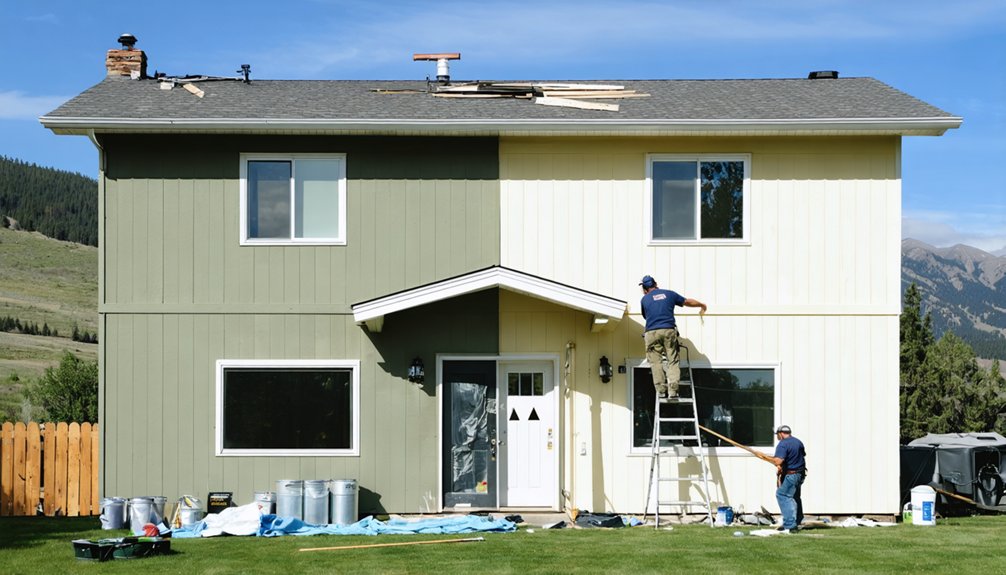 idaho exterior painting costs