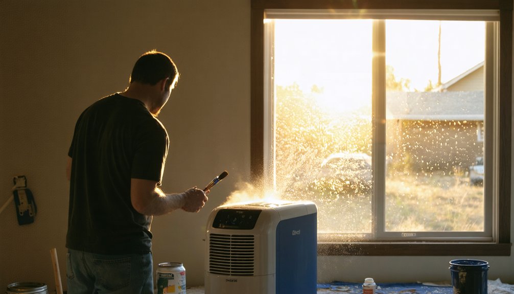 interior painting climate control