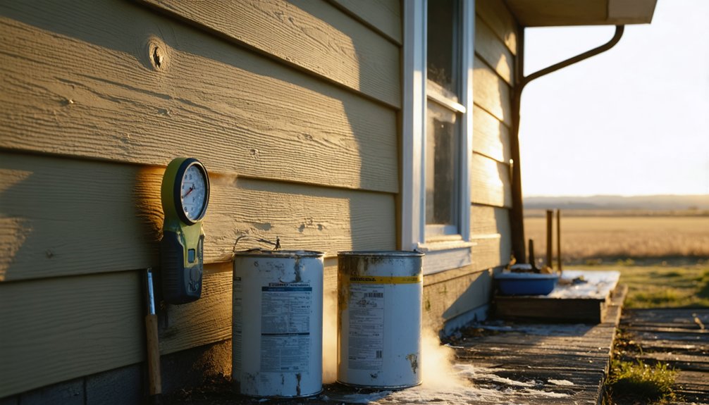 maintaining temperature controlled painting conditions