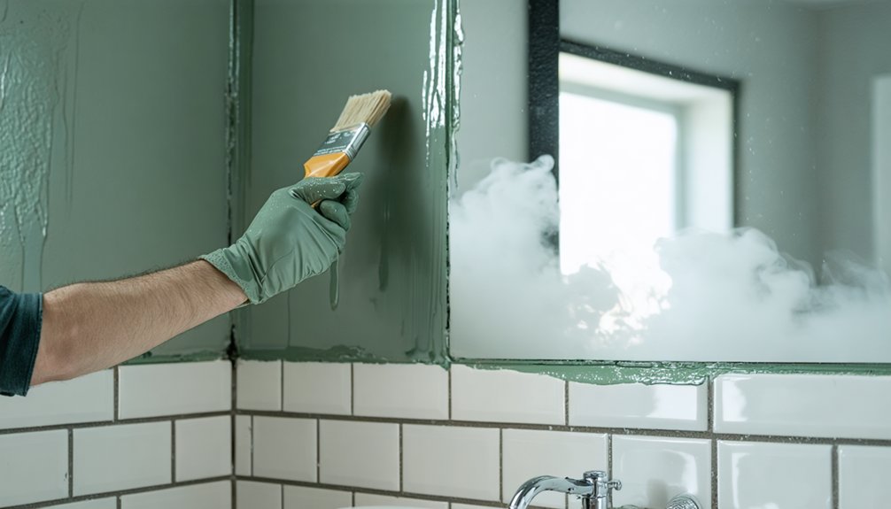 moisture resistant mold inhibiting professional bathroom painting