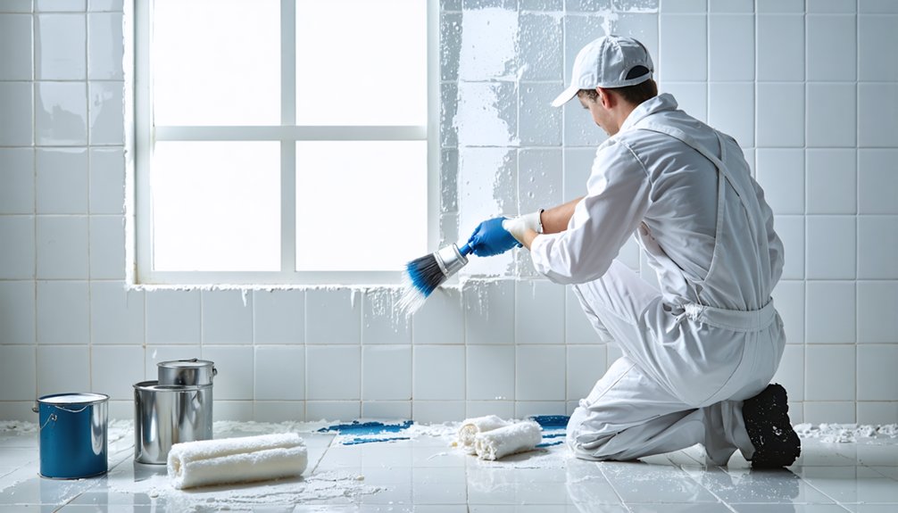 moisture resistant surface preparation and priming