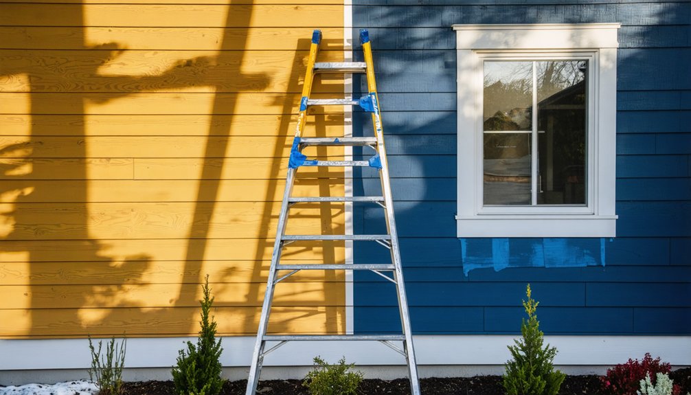 optimal morning painting temperatures challenging afternoon winds