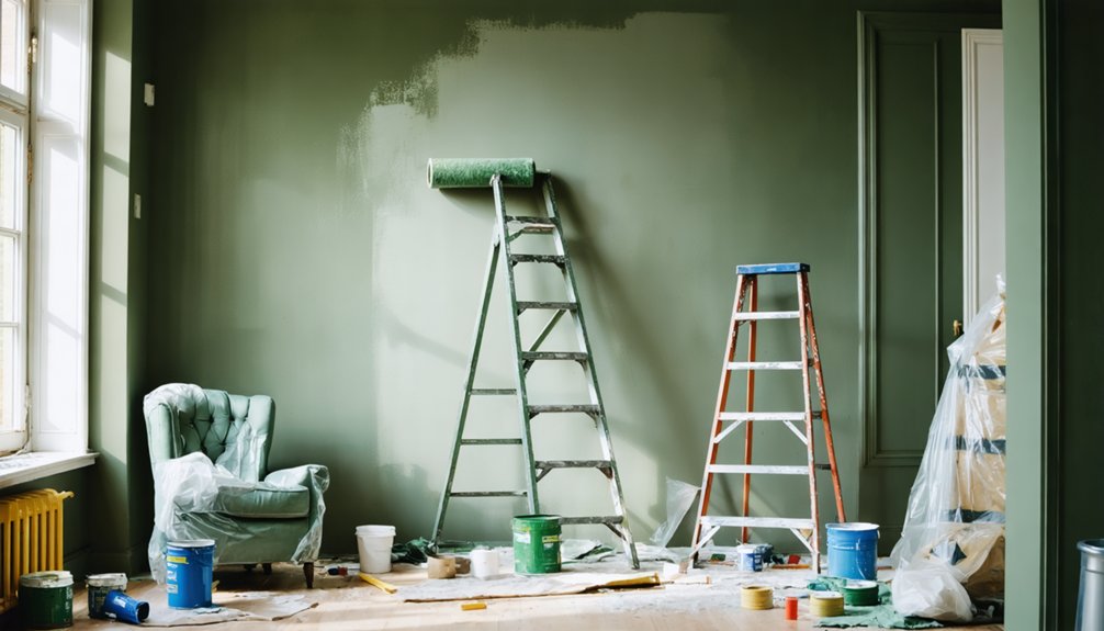 painting timeline depends on variables