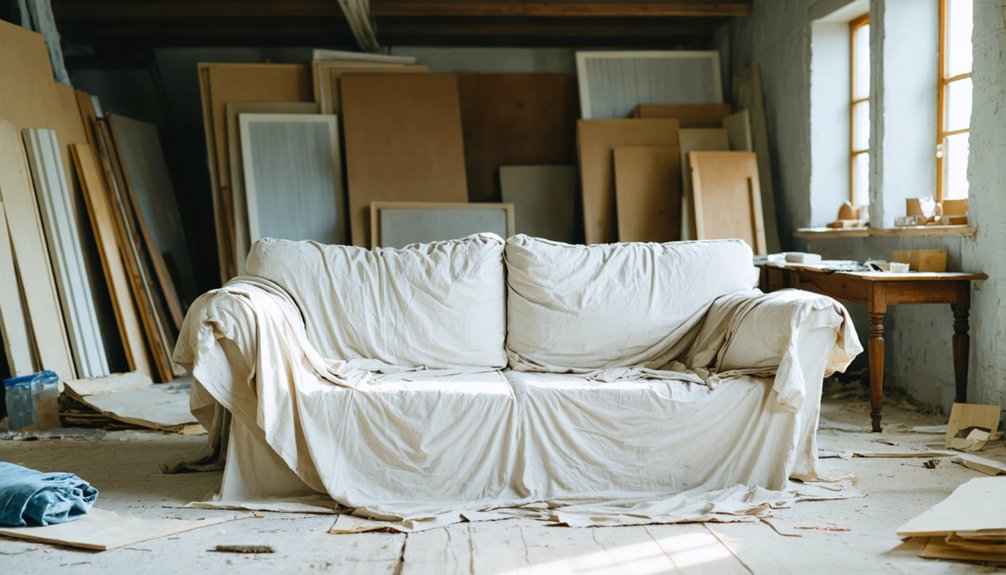 prepare home for interior painting