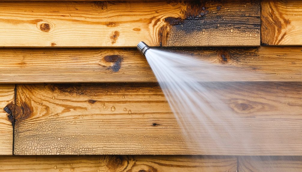 pressure washing paint damage caution