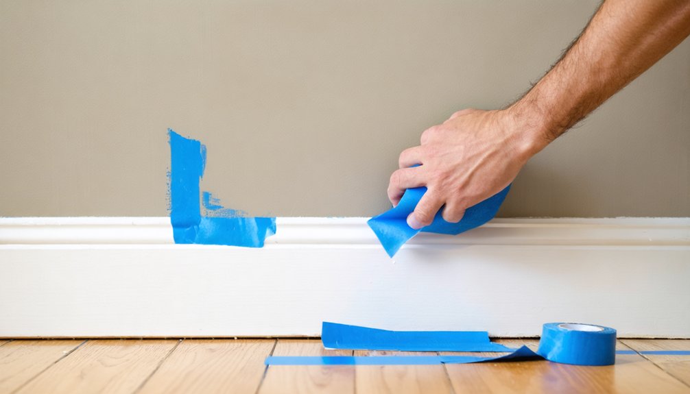 professional looking trim work protected