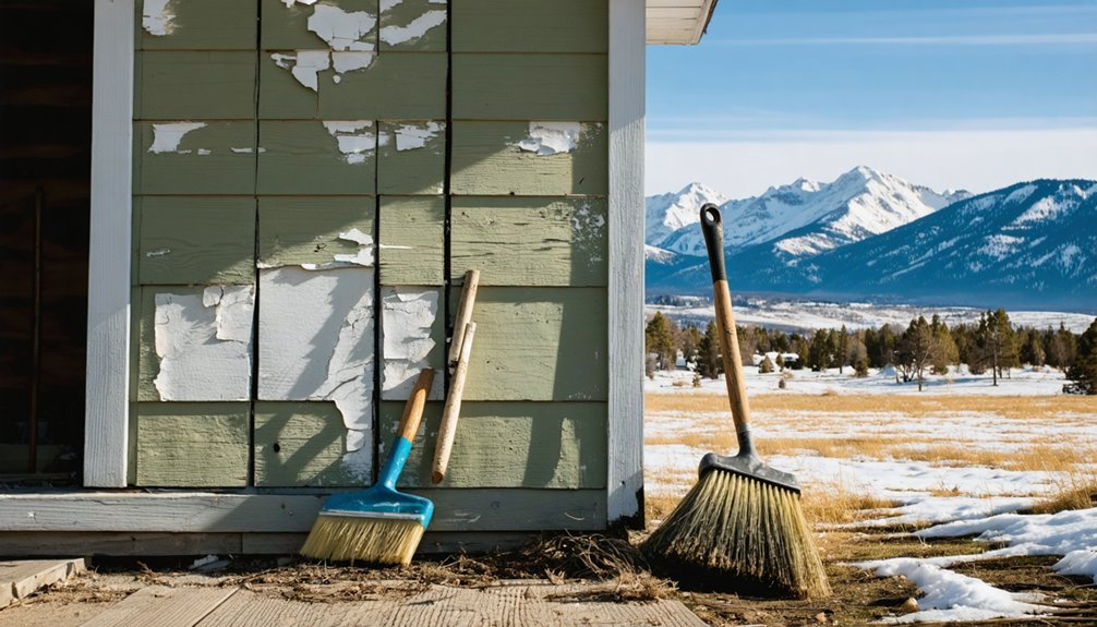 semiarid climate stresses exterior paint adhesion