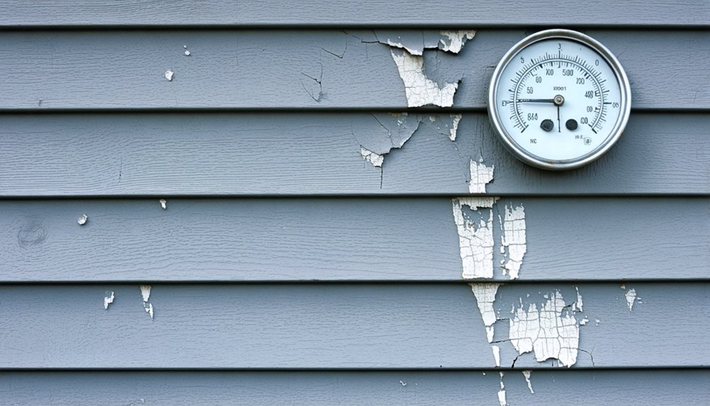 suboptimal paint application in cold