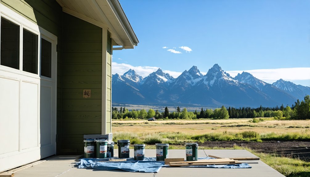 thermal resistant durable moisture resilient exterior paints