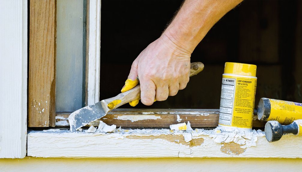 thorough caulk inspection before paint application
