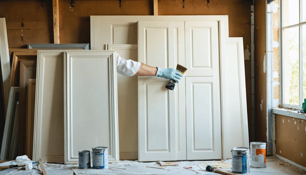 three phase cabinet painting