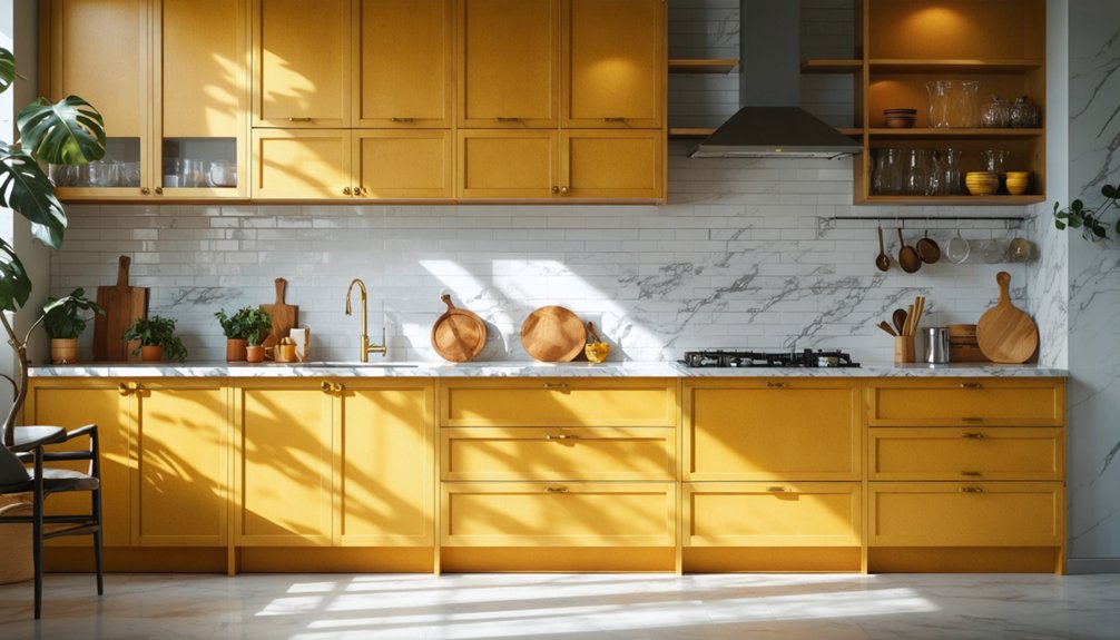 warm comfort driven chromatic kitchen comeback